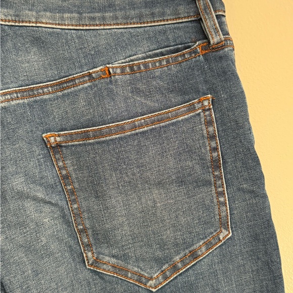 MUJI Soft Denim Straight Leg Jeans - Men's Size 30x32 - Blue - Unfinished Hems - Picture 9 of 15